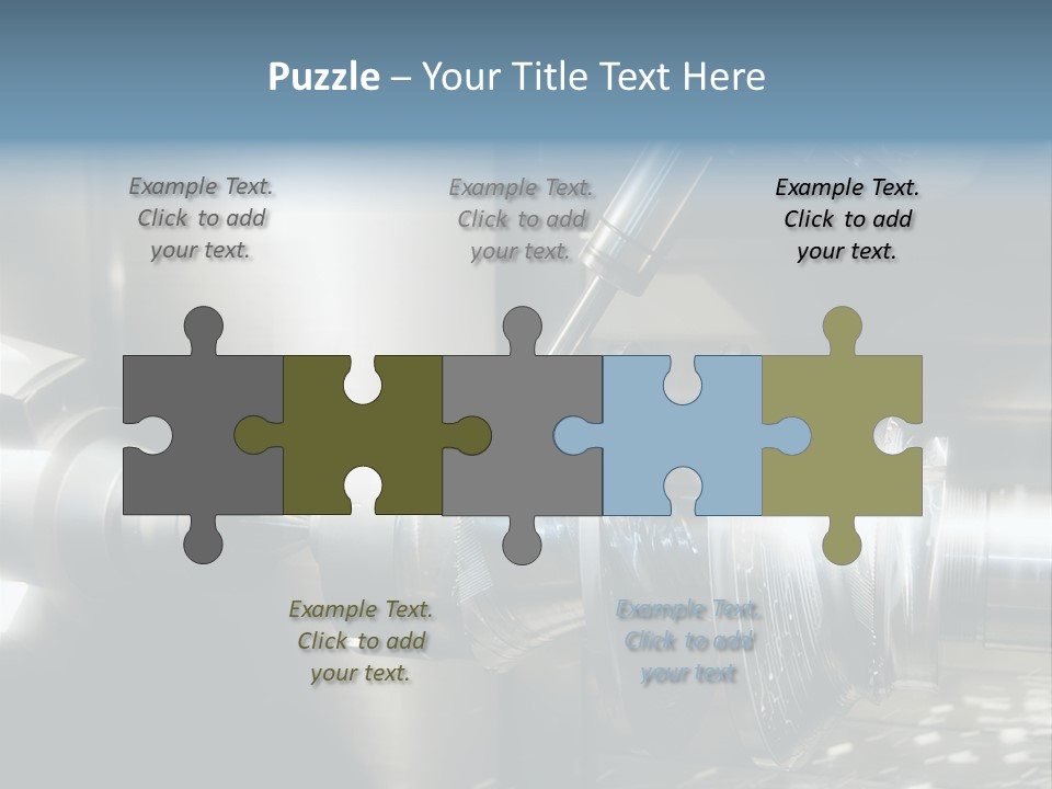 Drill Part Technology PowerPoint Template