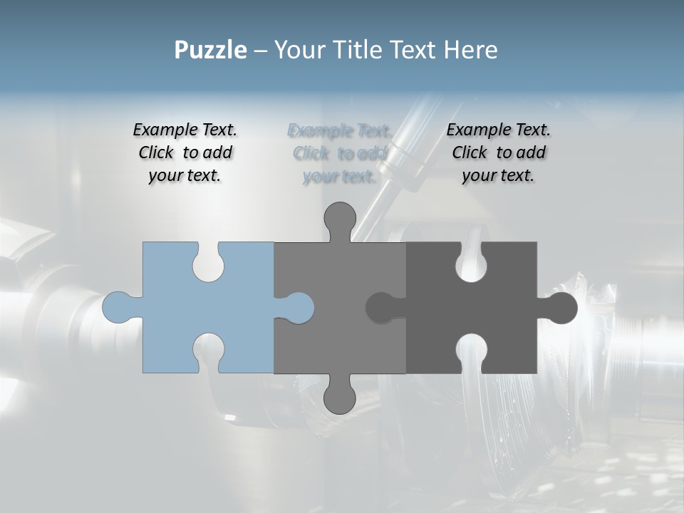 Drill Part Technology PowerPoint Template