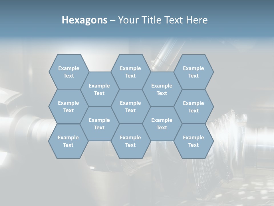 Drill Part Technology PowerPoint Template