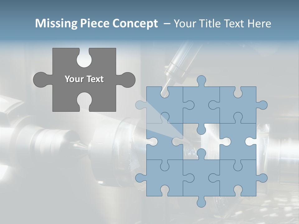 Drill Part Technology PowerPoint Template