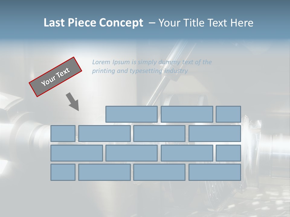 Drill Part Technology PowerPoint Template