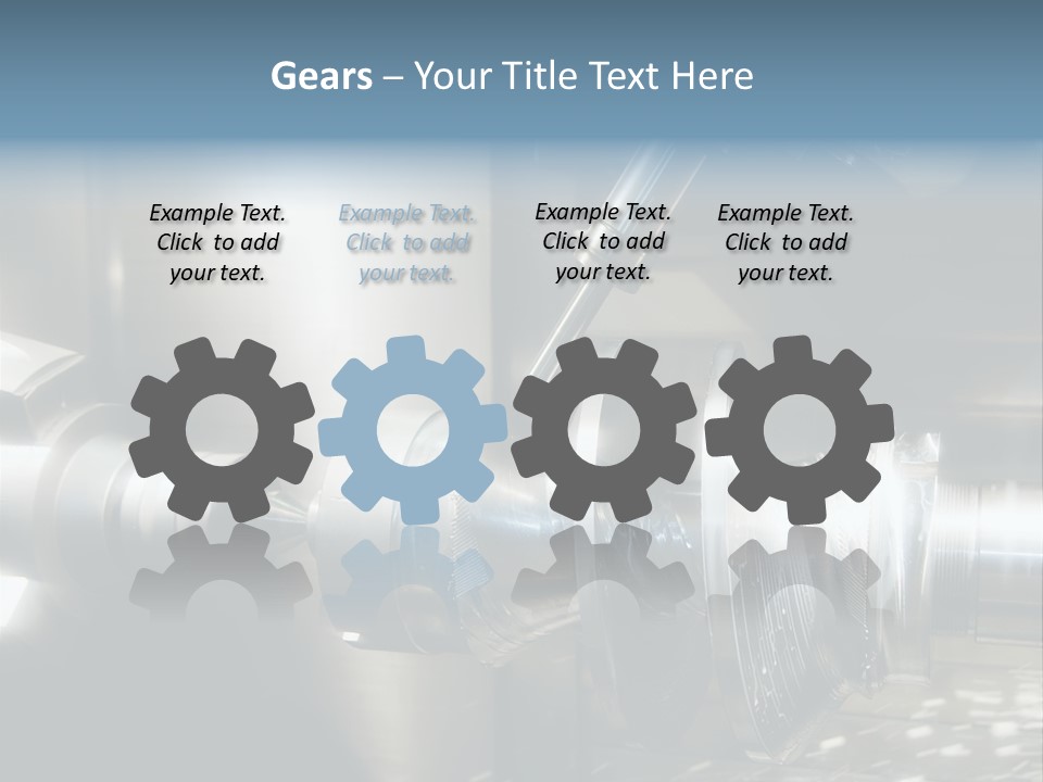 Drill Part Technology PowerPoint Template