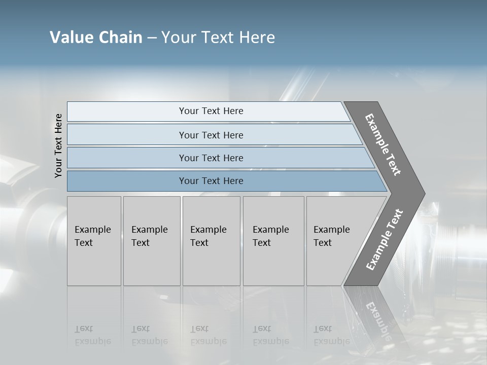 Drill Part Technology PowerPoint Template