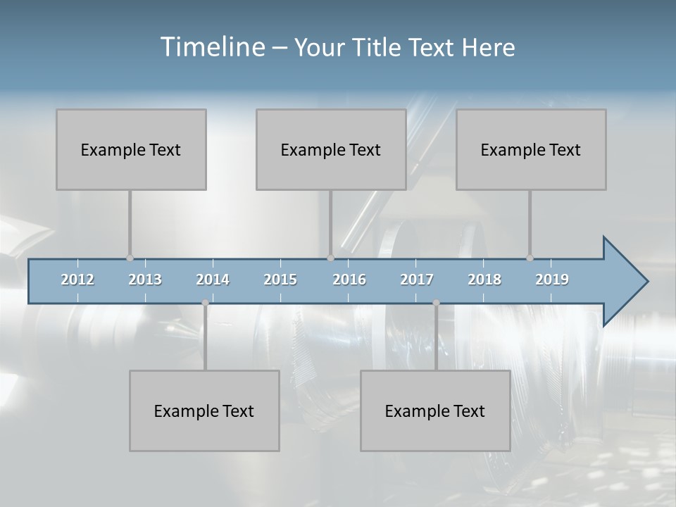 Drill Part Technology PowerPoint Template