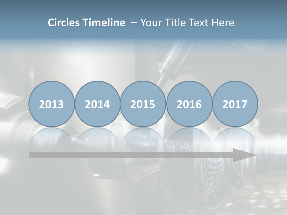 Drill Part Technology PowerPoint Template