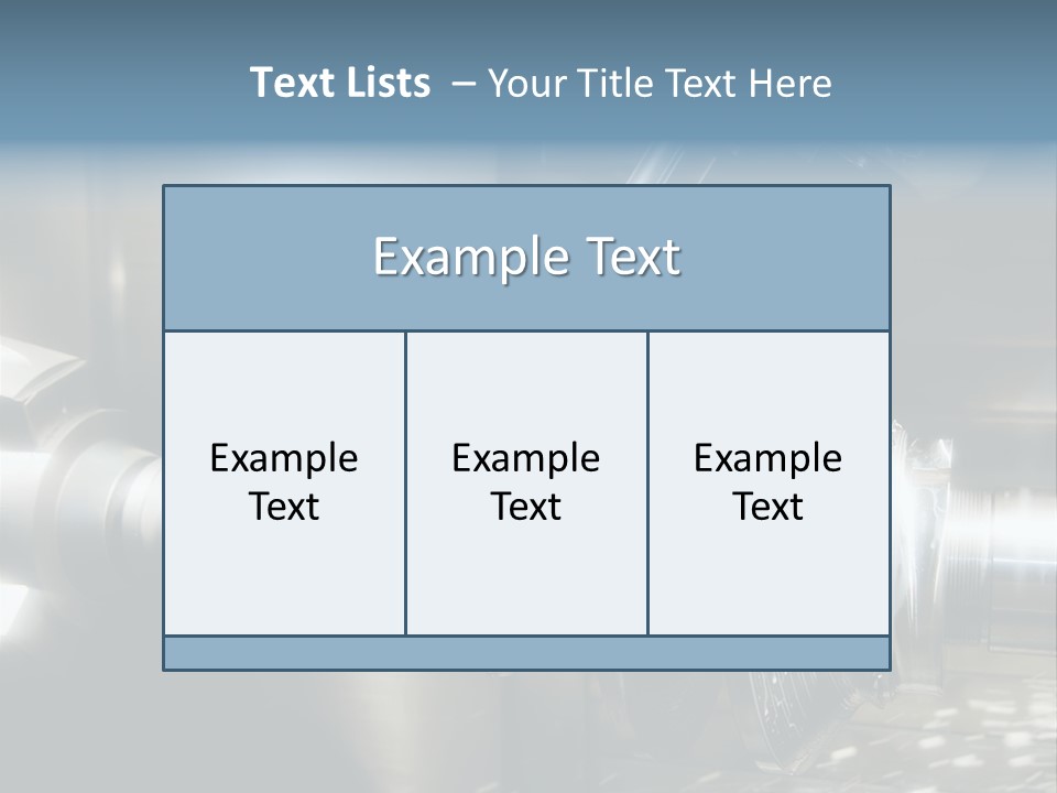 Drill Part Technology PowerPoint Template