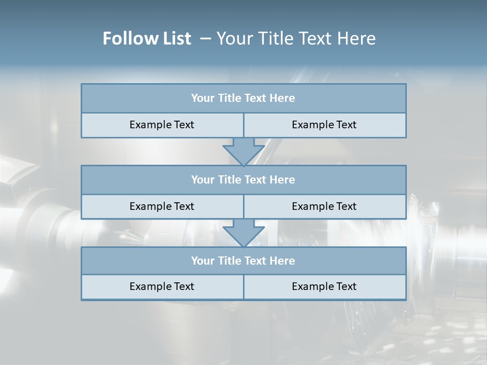 Drill Part Technology PowerPoint Template