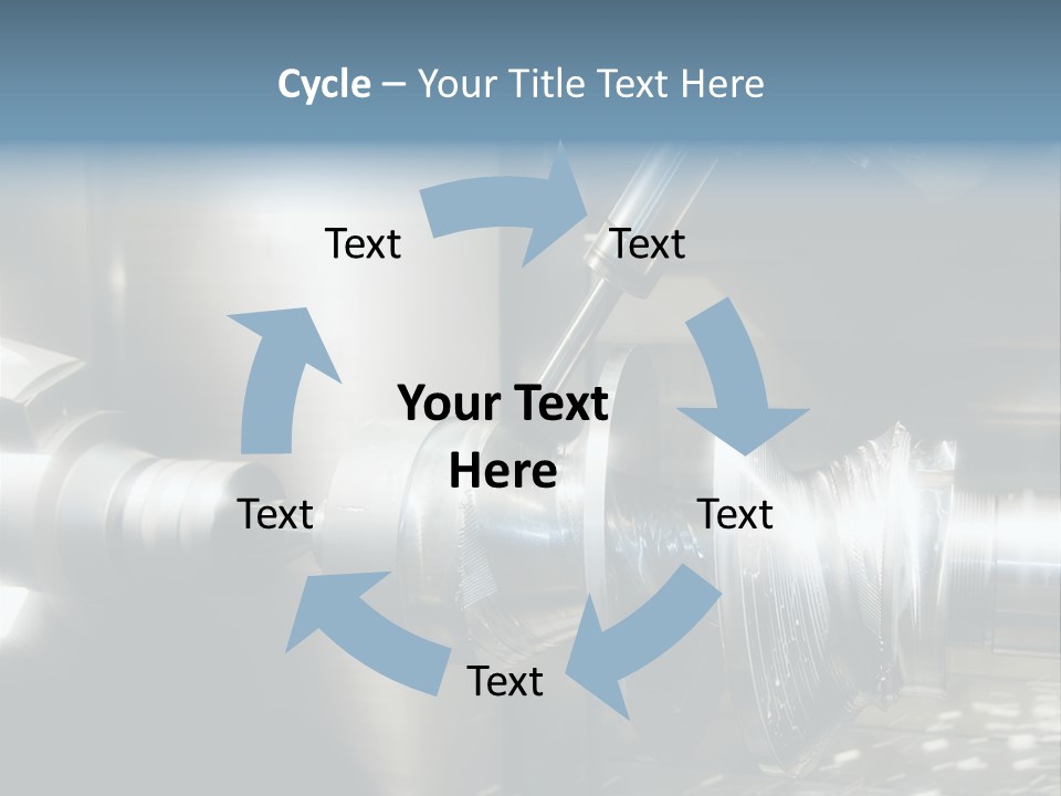 Drill Part Technology PowerPoint Template
