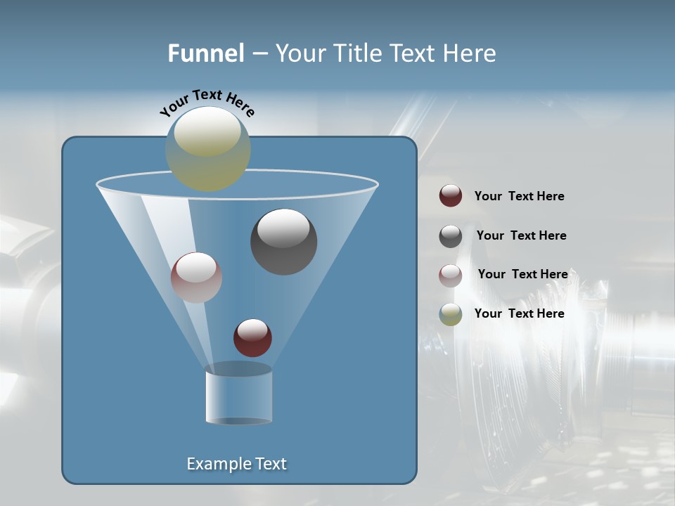 Drill Part Technology PowerPoint Template