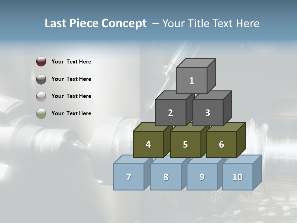 Drill Part Technology PowerPoint Template