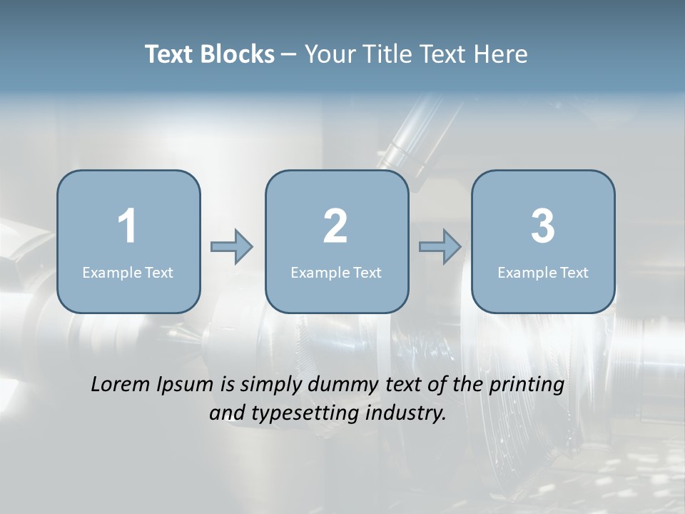 Drill Part Technology PowerPoint Template