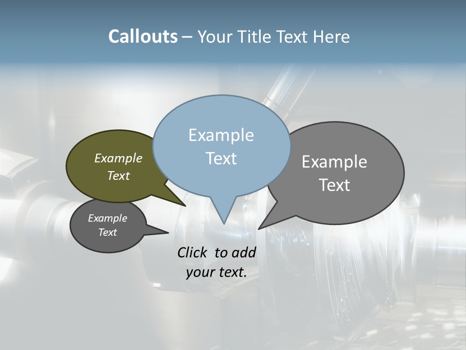 Drill Part Technology PowerPoint Template