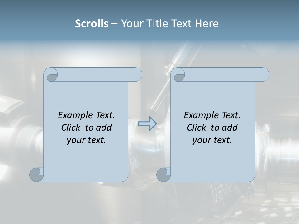 Drill Part Technology PowerPoint Template