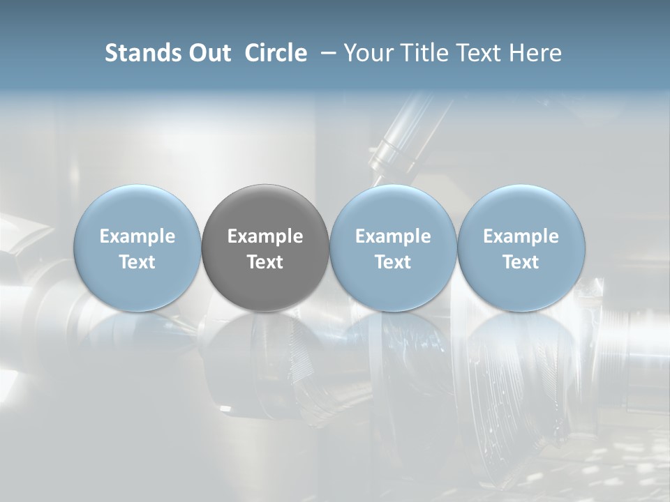 Drill Part Technology PowerPoint Template