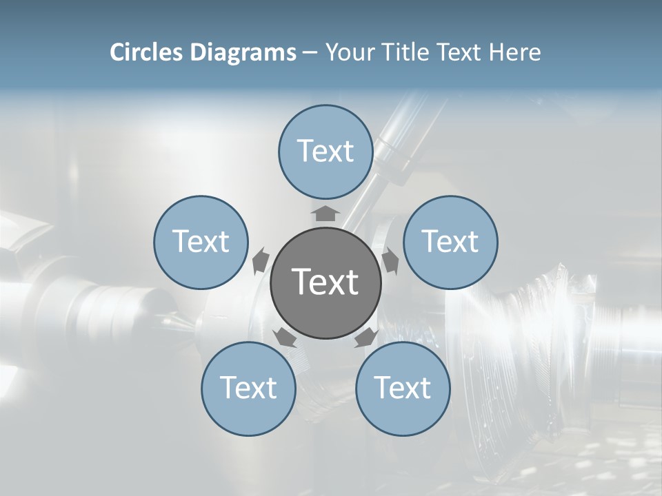 Drill Part Technology PowerPoint Template