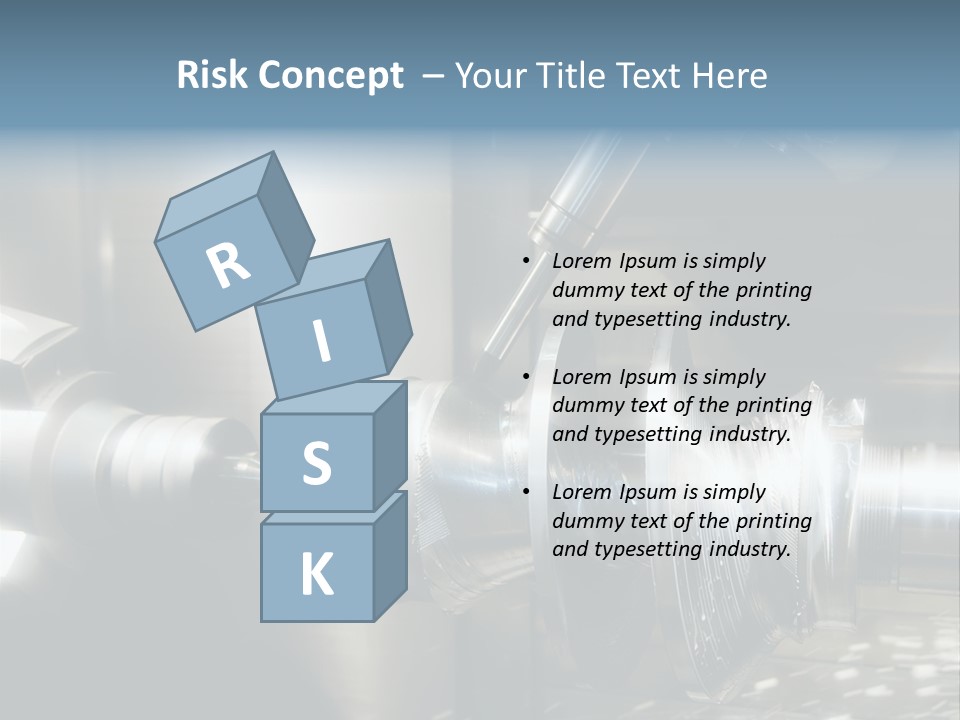 Drill Part Technology PowerPoint Template