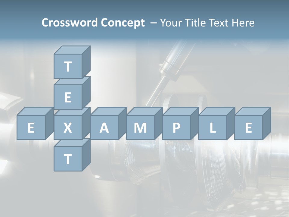 Drill Part Technology PowerPoint Template