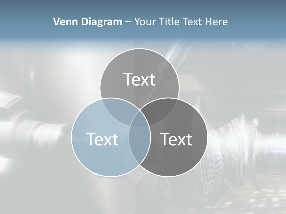 Drill Part Technology PowerPoint Template