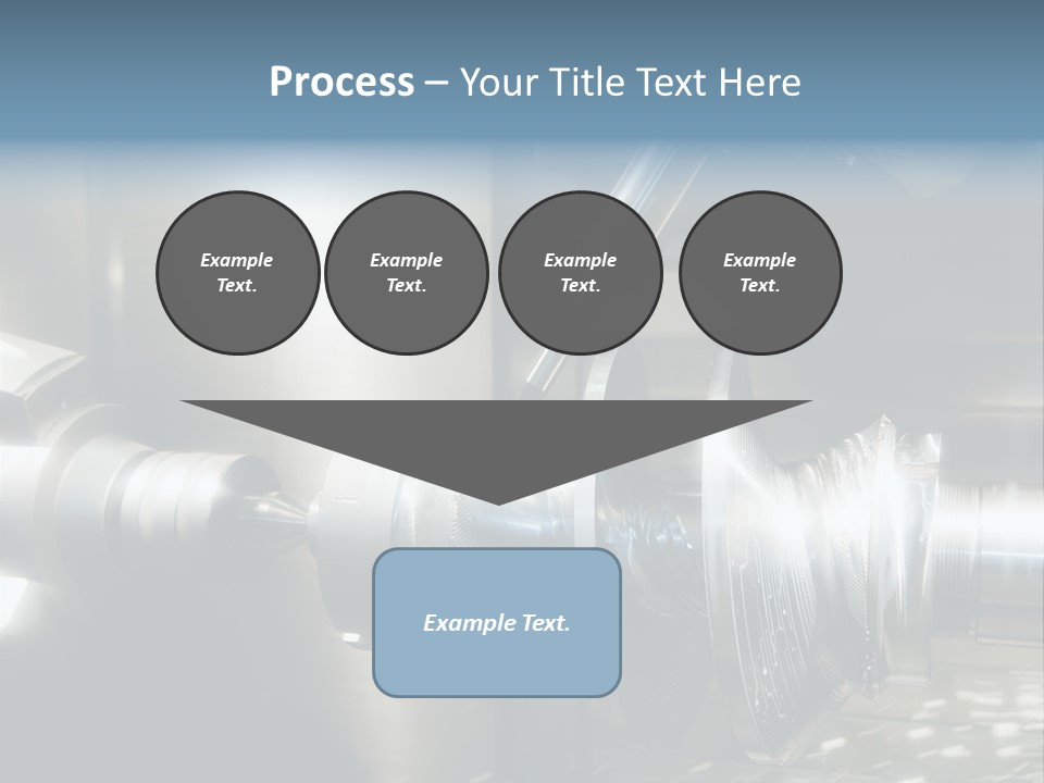 Drill Part Technology PowerPoint Template
