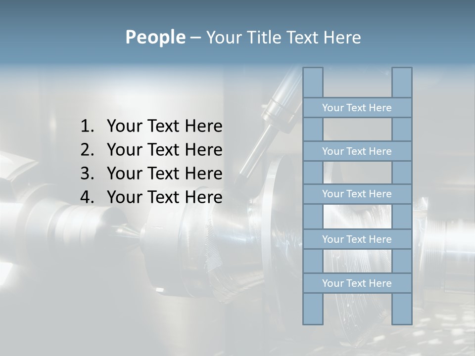 Drill Part Technology PowerPoint Template
