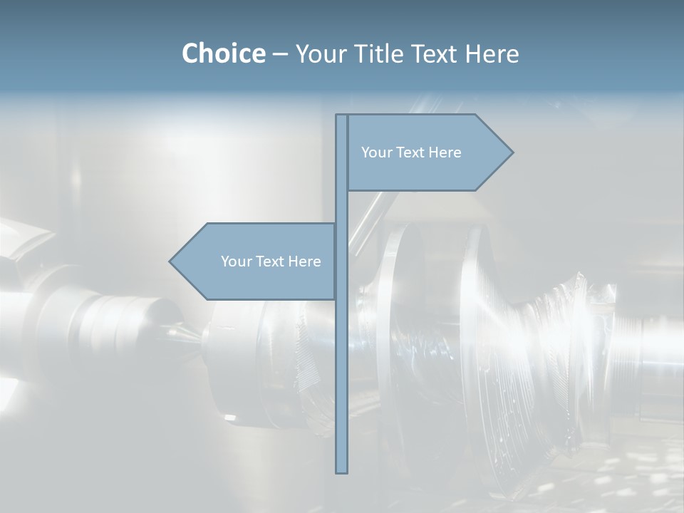 Drill Part Technology PowerPoint Template