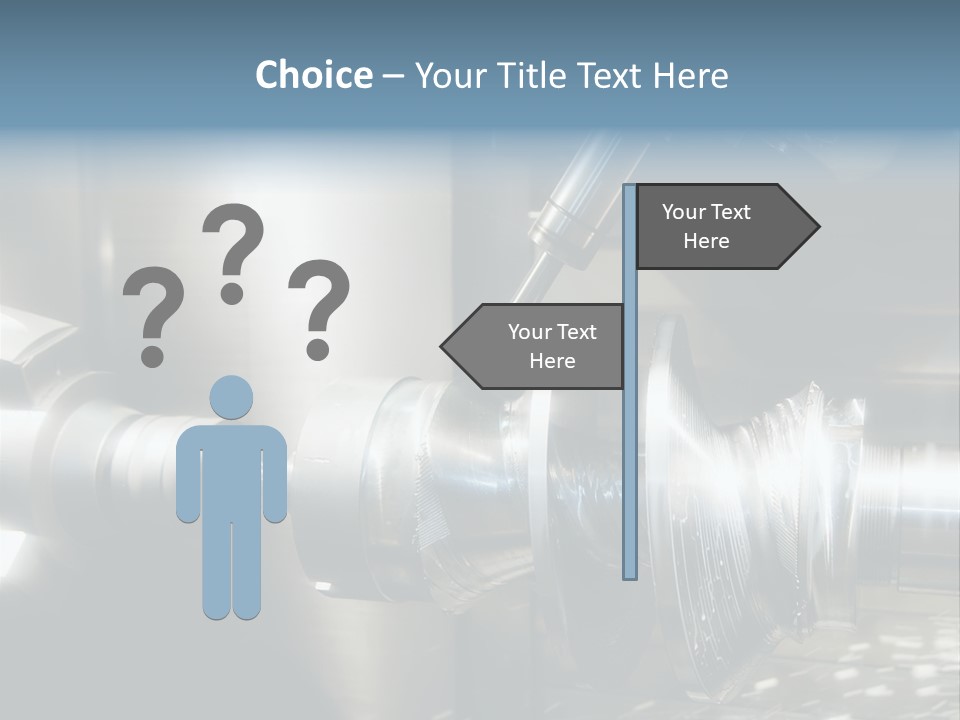 Drill Part Technology PowerPoint Template