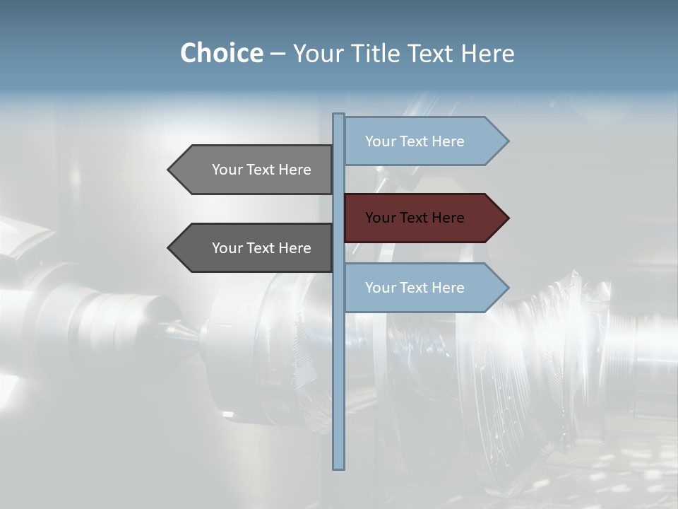 Drill Part Technology PowerPoint Template