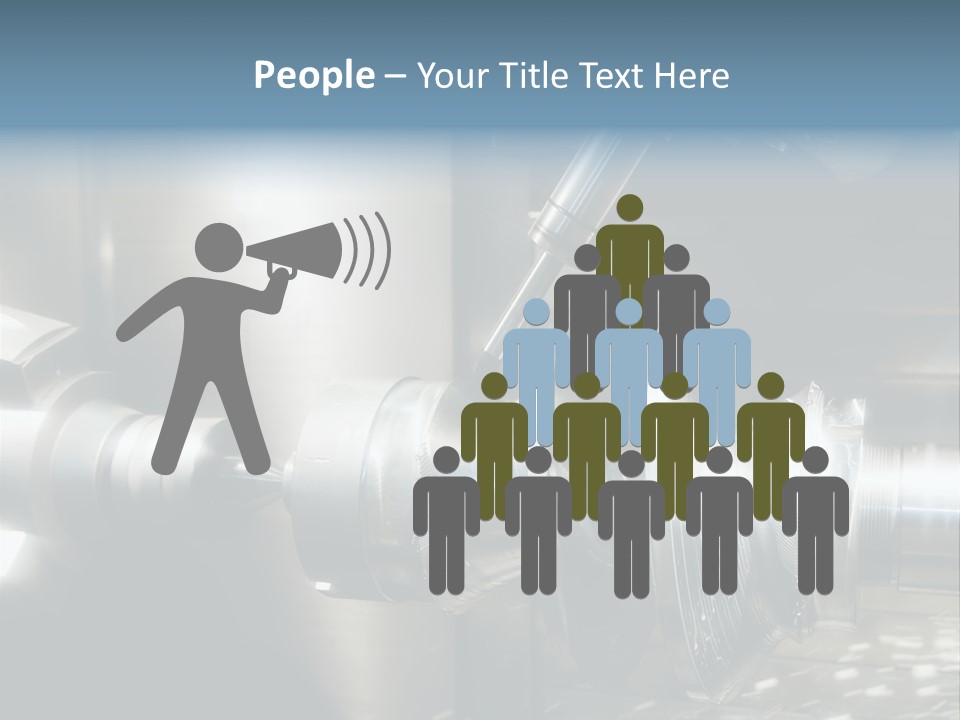 Drill Part Technology PowerPoint Template