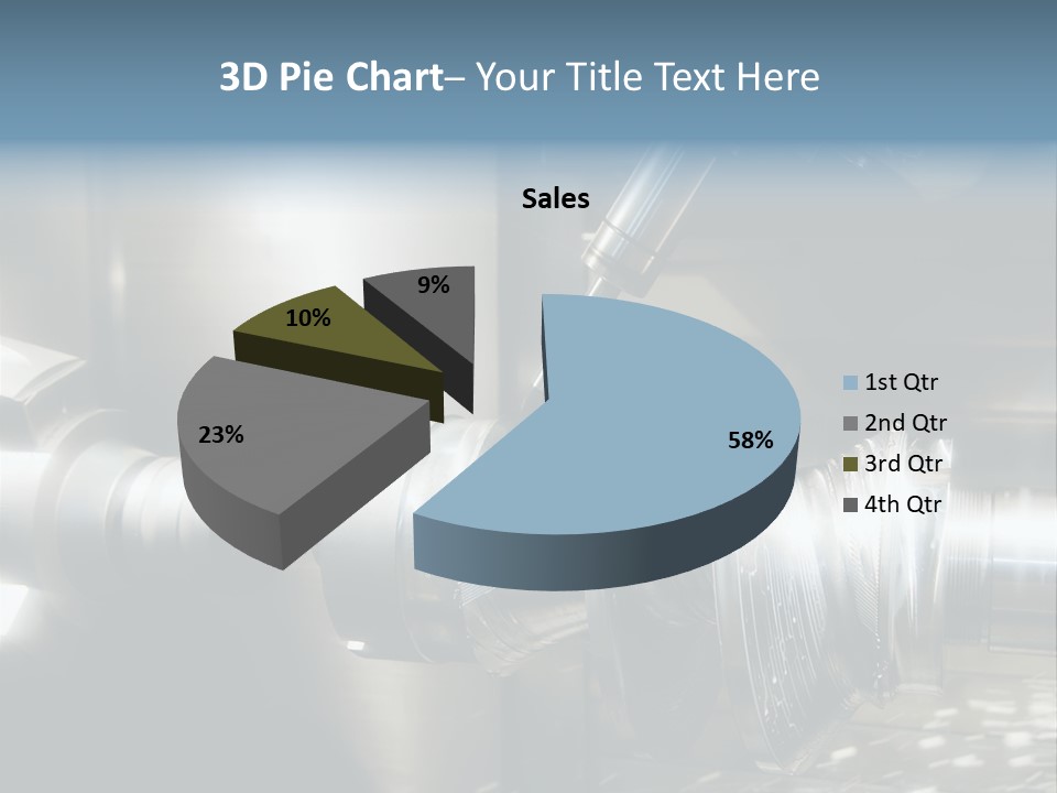 Drill Part Technology PowerPoint Template