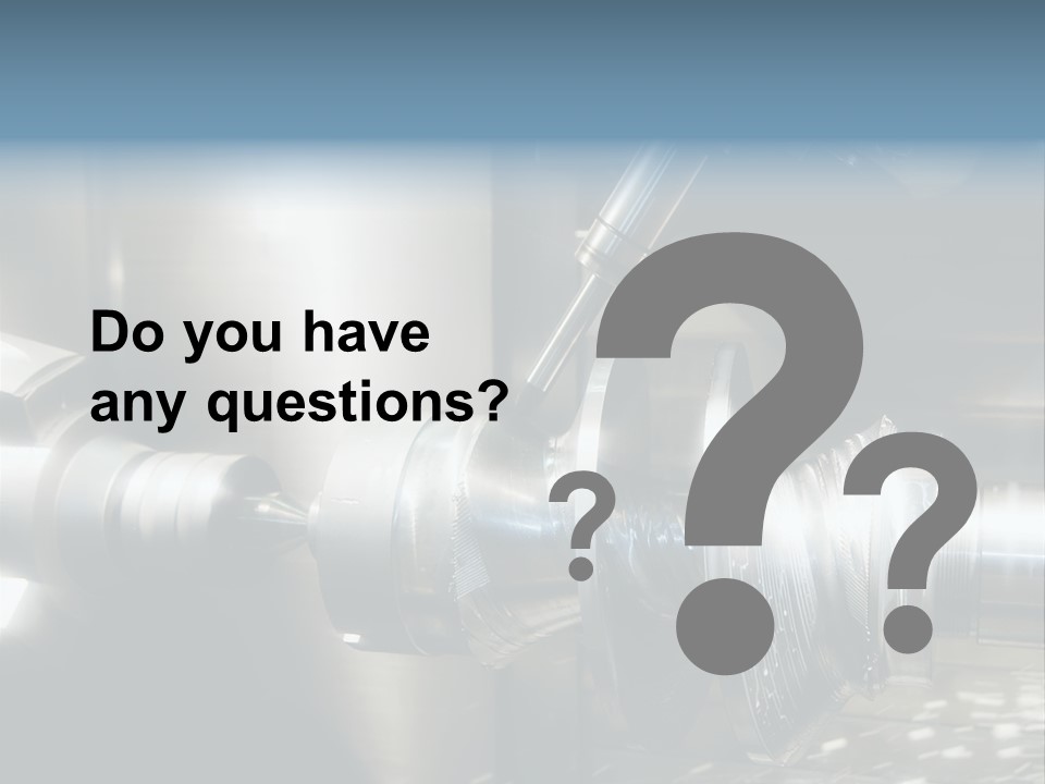 Drill Part Technology PowerPoint Template