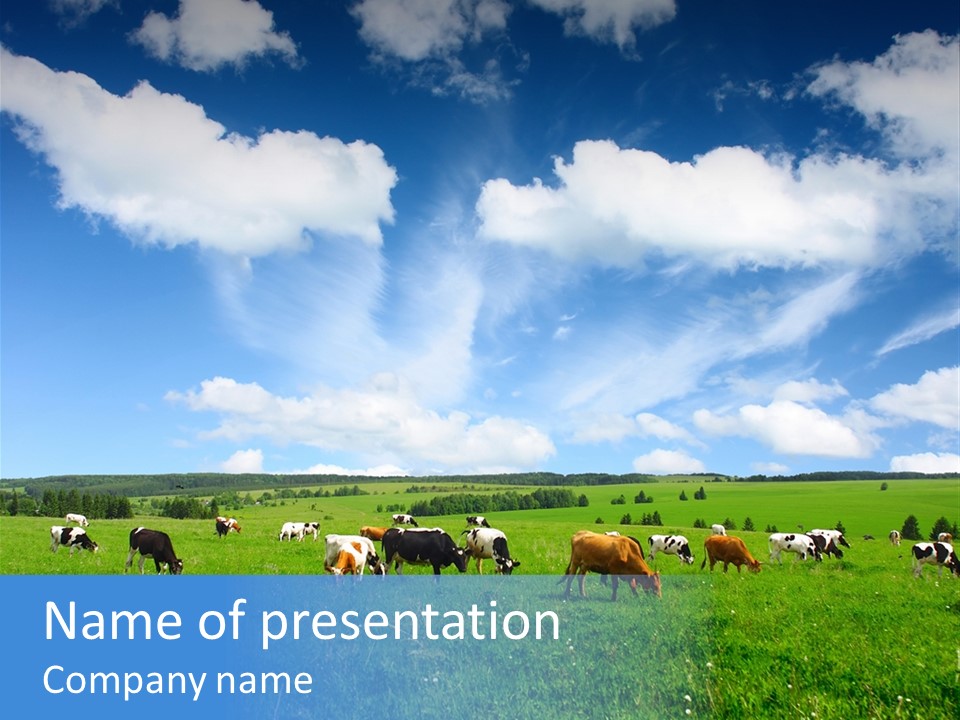 Landscape Farming Day PowerPoint Template