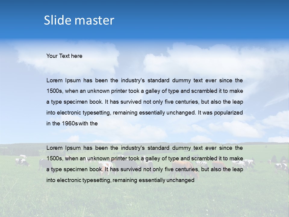 Landscape Farming Day PowerPoint Template