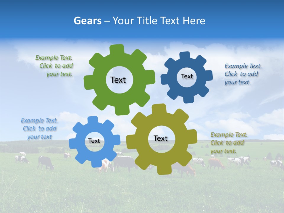 Landscape Farming Day PowerPoint Template