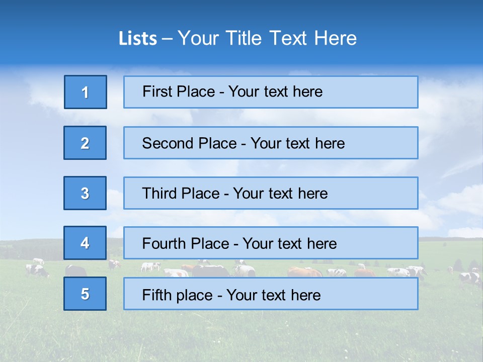 Landscape Farming Day PowerPoint Template