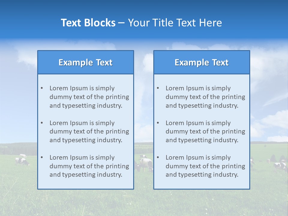Landscape Farming Day PowerPoint Template