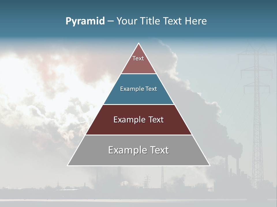 Danger Industrial Smog PowerPoint Template