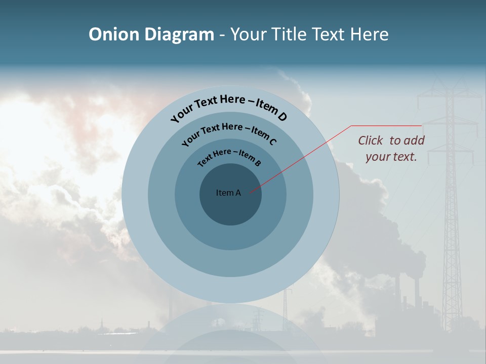 Danger Industrial Smog PowerPoint Template