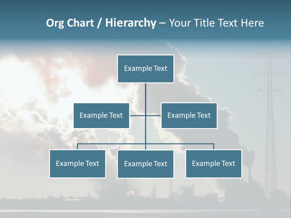 Danger Industrial Smog PowerPoint Template