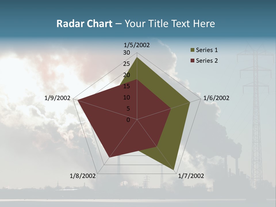 Danger Industrial Smog PowerPoint Template