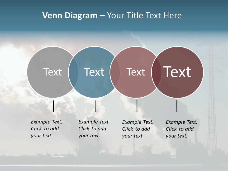 Danger Industrial Smog PowerPoint Template