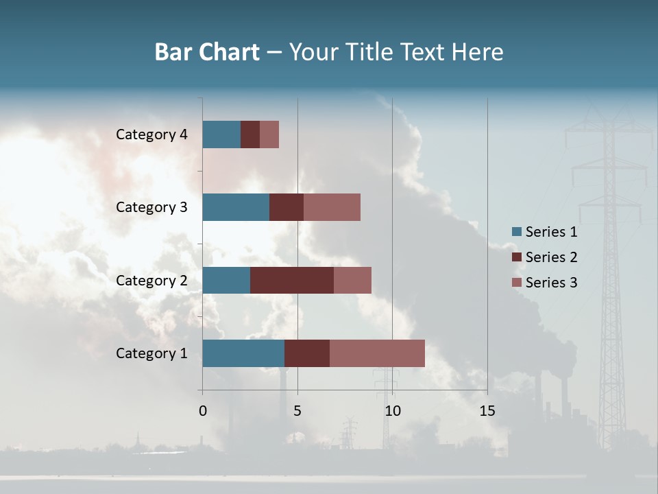 Danger Industrial Smog PowerPoint Template