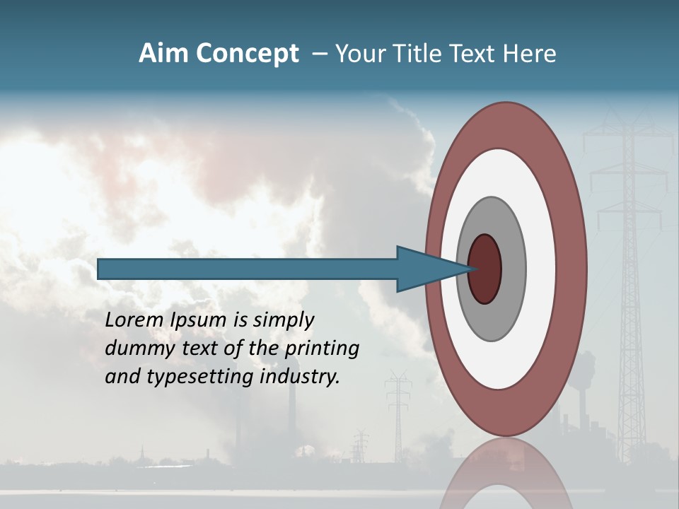 Danger Industrial Smog PowerPoint Template