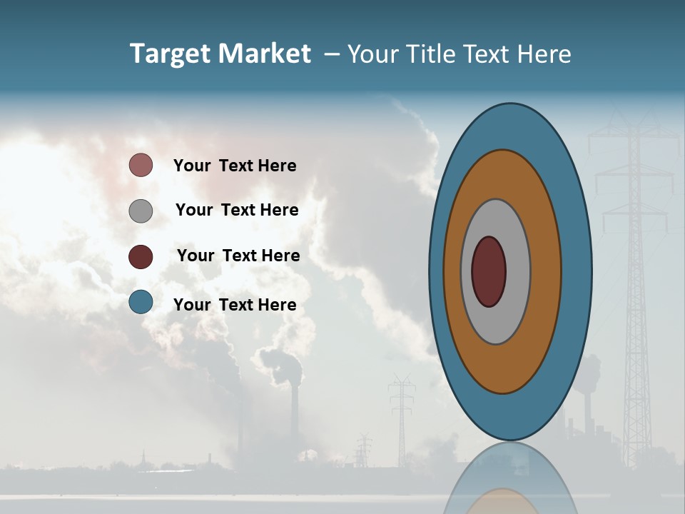 Danger Industrial Smog PowerPoint Template
