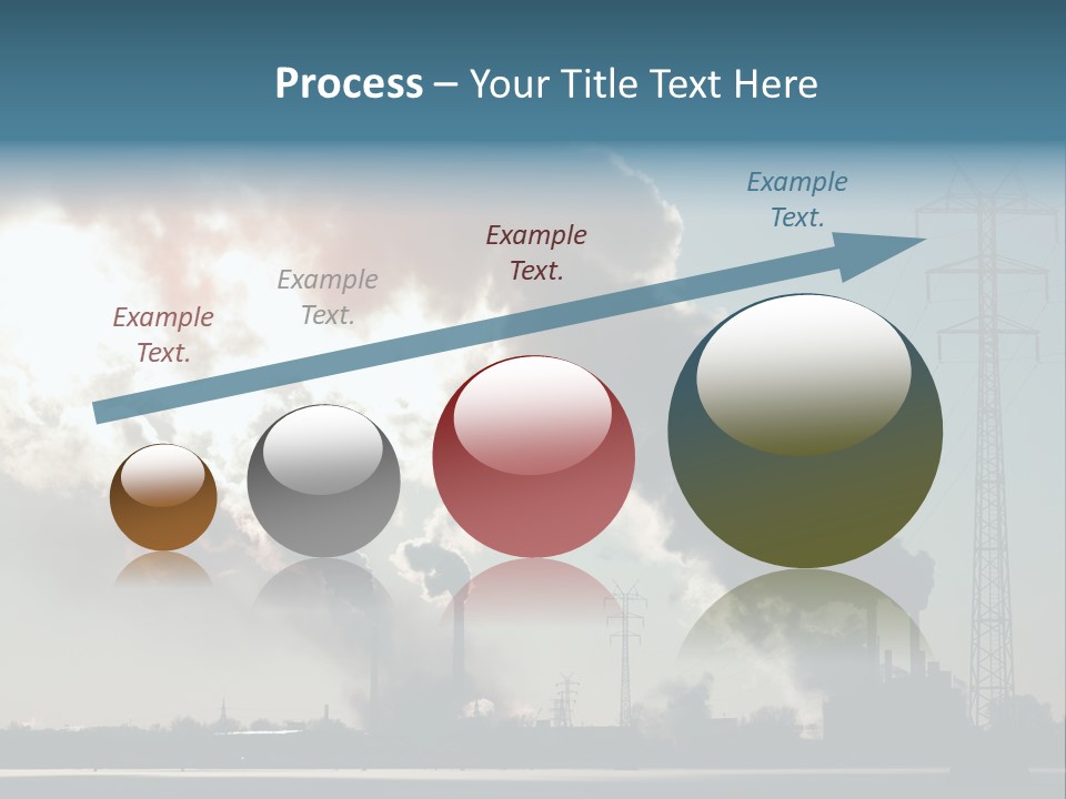 Danger Industrial Smog PowerPoint Template