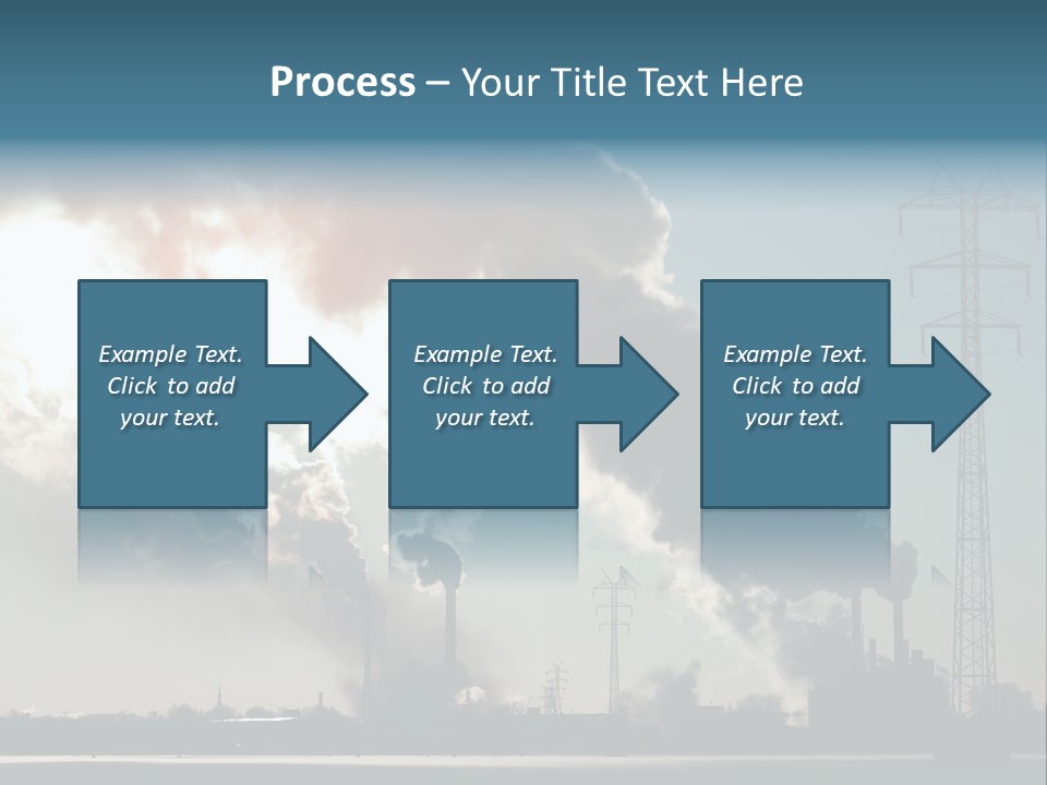 Danger Industrial Smog PowerPoint Template