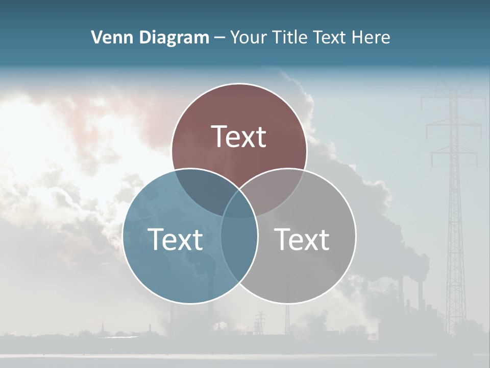 Danger Industrial Smog PowerPoint Template