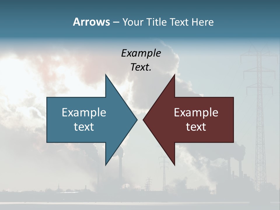 Danger Industrial Smog PowerPoint Template
