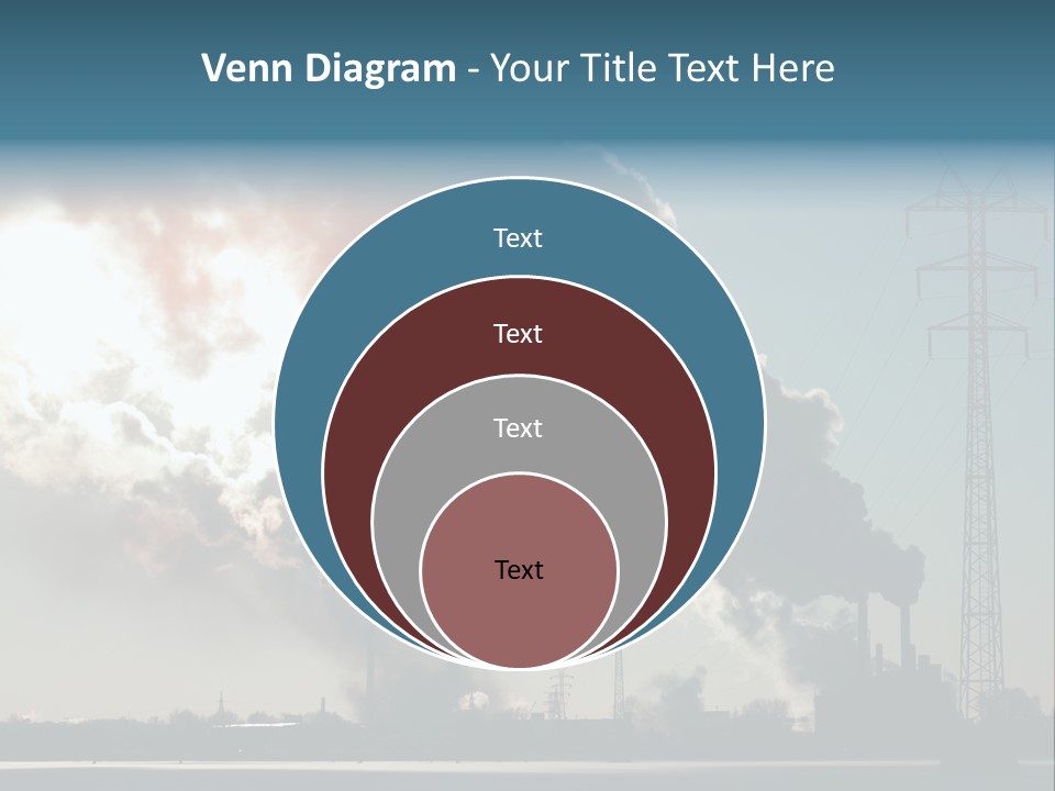 Danger Industrial Smog PowerPoint Template