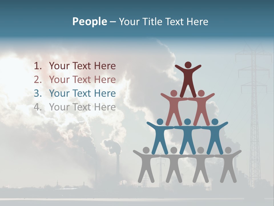 Danger Industrial Smog PowerPoint Template