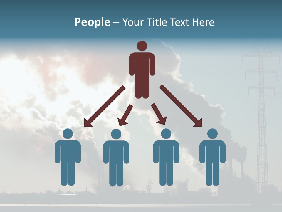 Danger Industrial Smog PowerPoint Template